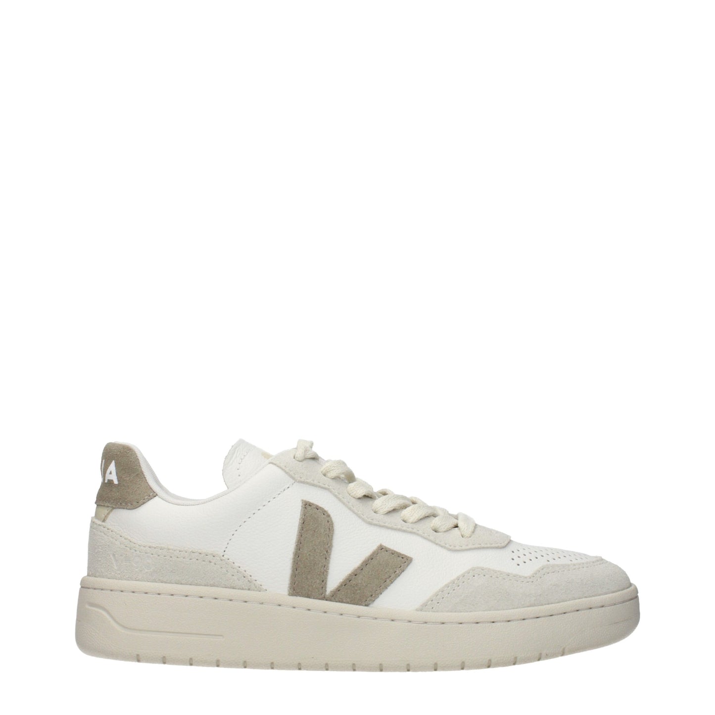 Veja White Leather Low Top Sneakers Veja