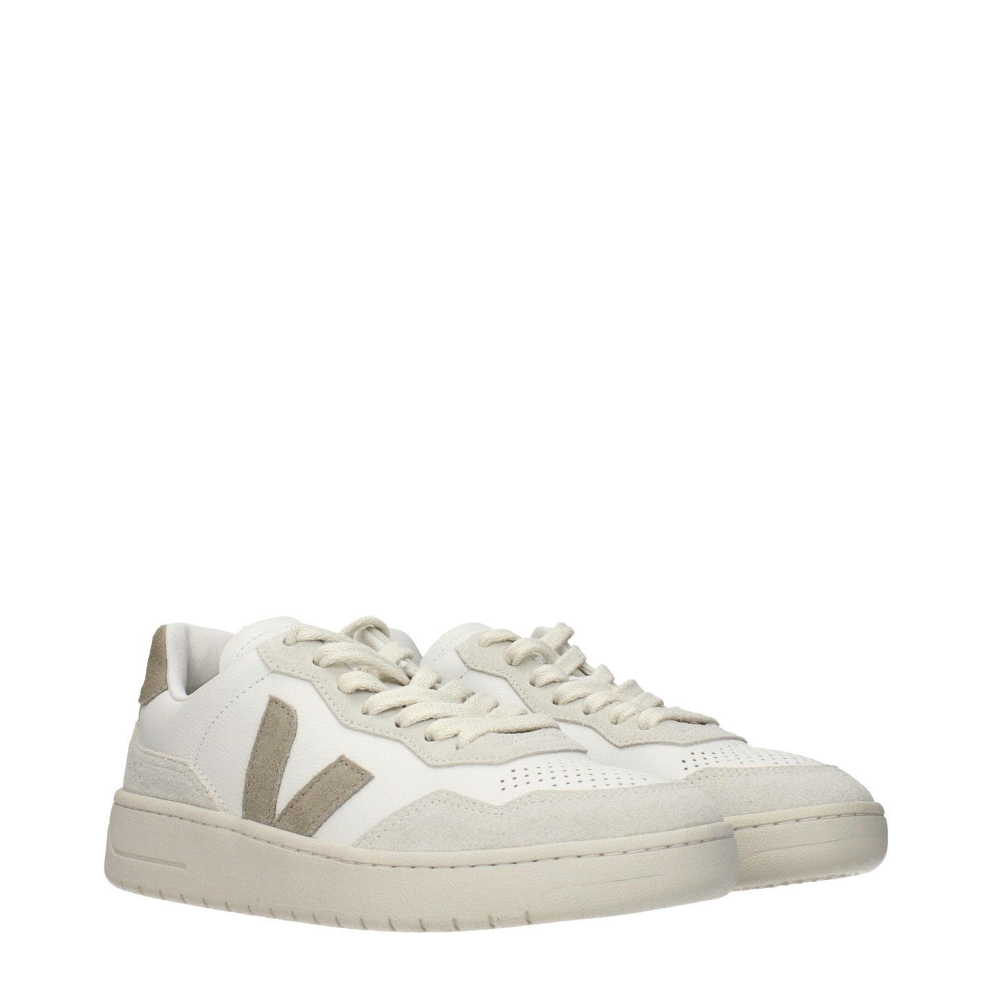 Veja White Leather Low Top Sneakers Veja