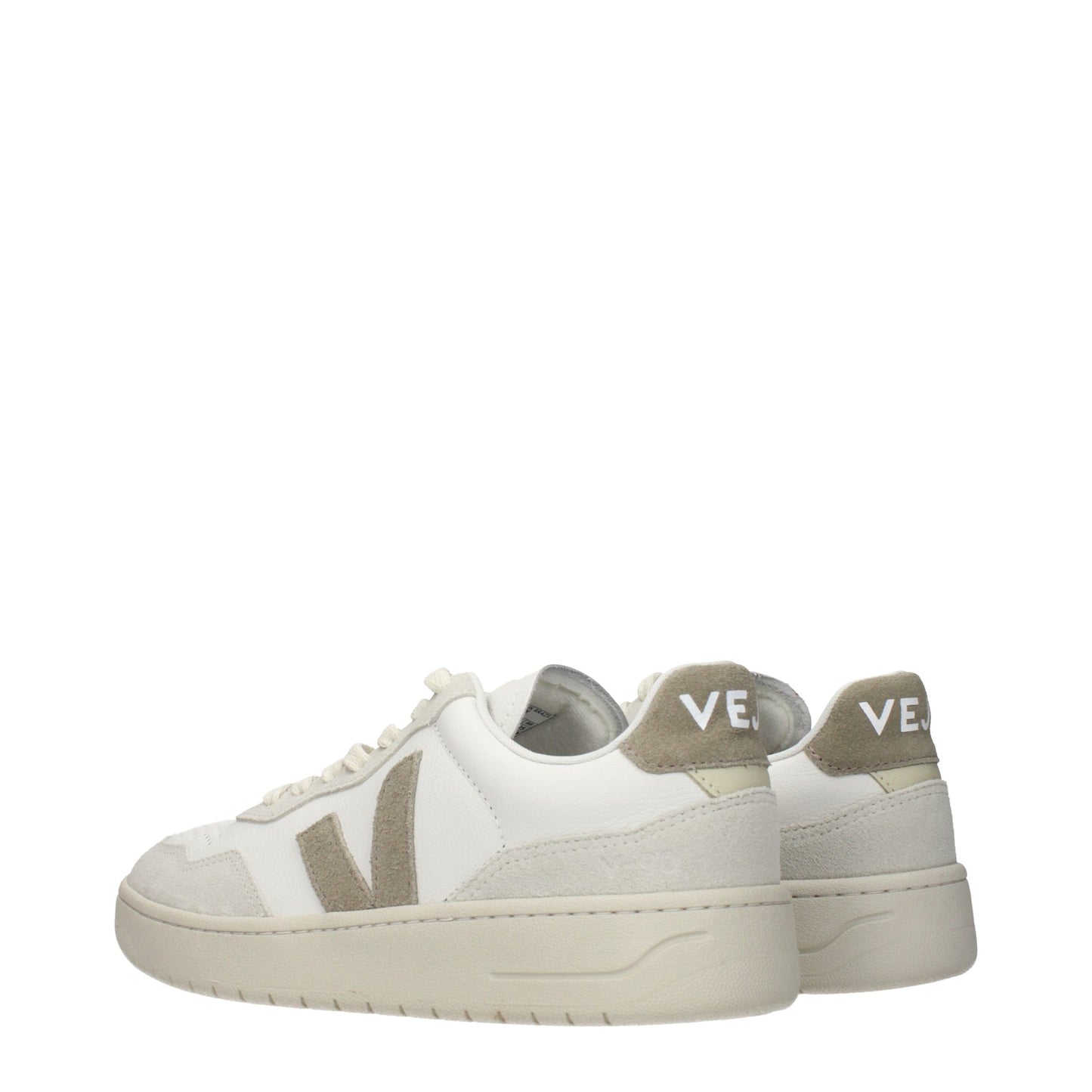 Veja White Leather Low Top Sneakers Veja