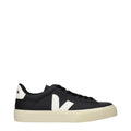 Veja Black Leather Low Top Sneakers Veja