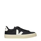 Veja Black Leather Low Top Sneakers Veja