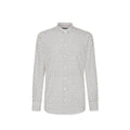 Dolce & Gabbana White Cotton Pattern Shirt
