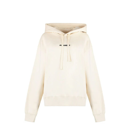 Jil Sander White Cotton Sweatshirt