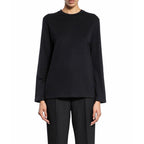 Jil Sander Black Cotton Long Sleeve T-Shirt