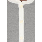 Thom Browne Gray Wool Cardigan