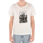 Celine White Cotton T-Shirt