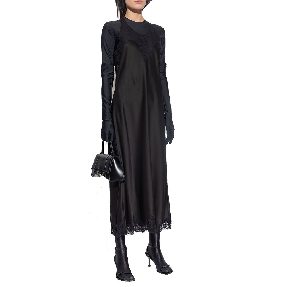 Balenciaga Black Acetate Casual Dress