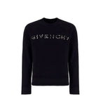 Givenchy Black Cotton Sweatshirt