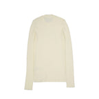 Jil Sander White Cotton Sweatshirt