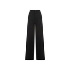 Balenciaga Black Wool Flared Pants