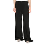 Maison Margiela Black Viscose Casual Pants