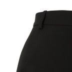 Balenciaga Black Wool Flared Pants