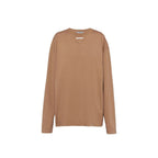 Prada Brown Cotton Long Sleeve T-Shirt