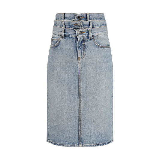 Fiorucci Blue Denim Skirt Fiorucci