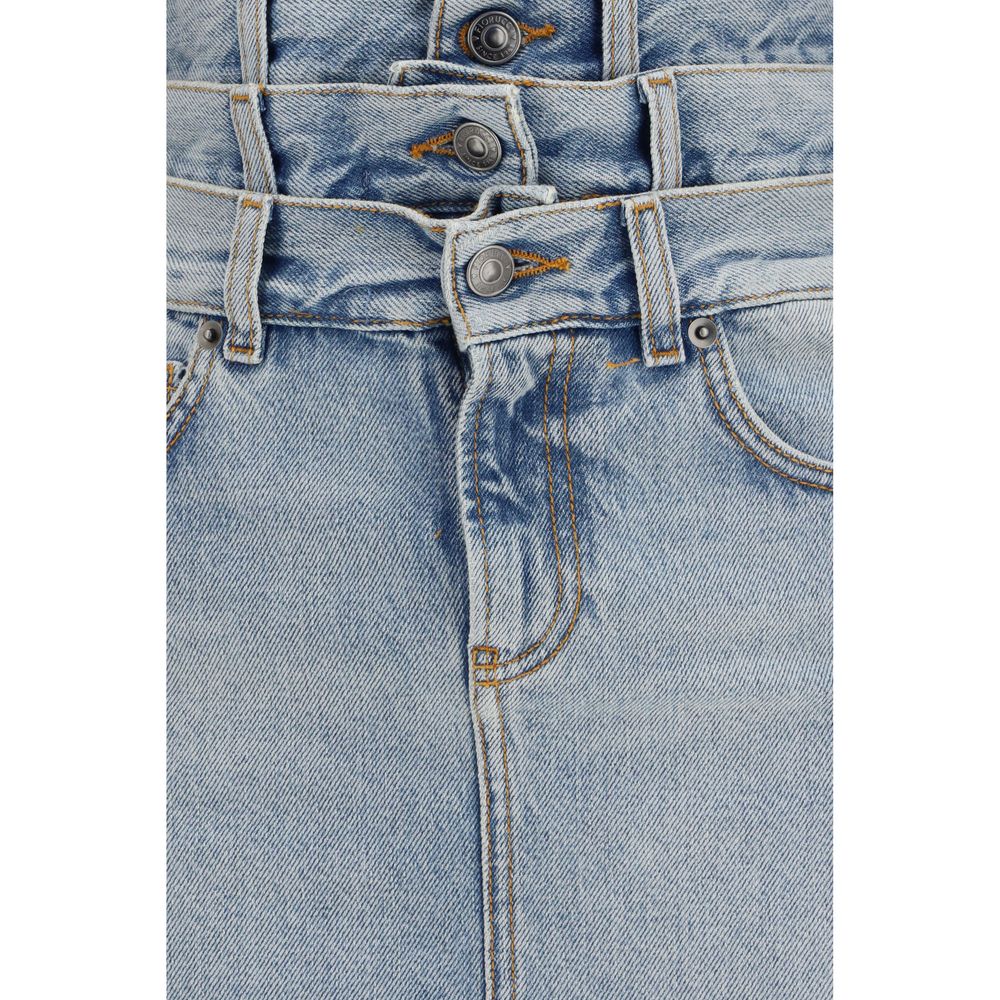 Fiorucci Blue Denim Skirt Fiorucci