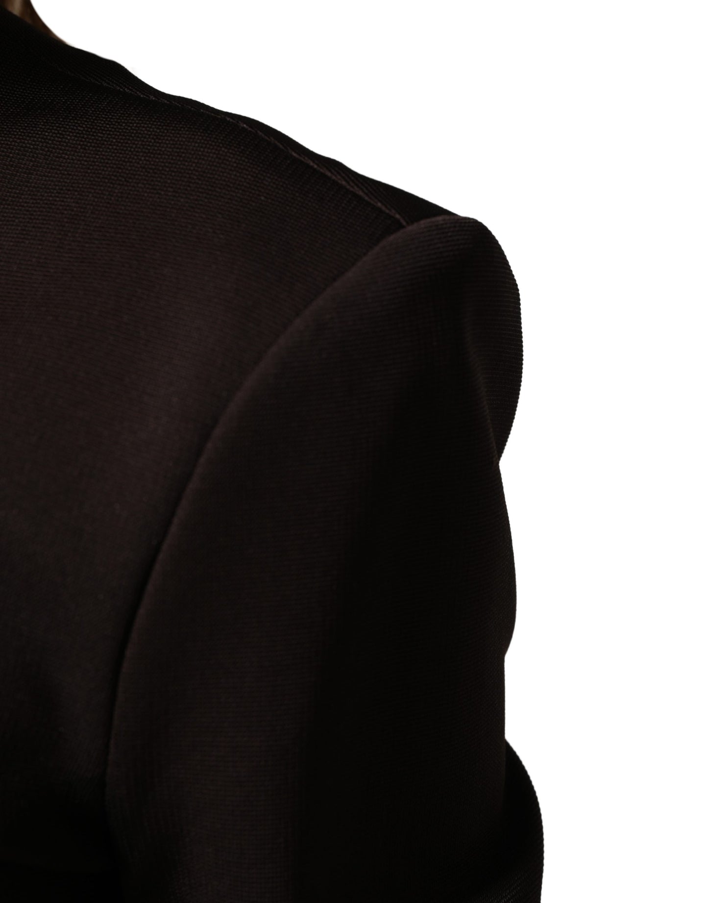 Dolce & Gabbana Brown Turtleneck Jersey Long Maxi Dress Dolce & Gabbana