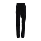 Dolce & Gabbana Black Cotton Casual Pants Dolce & Gabbana