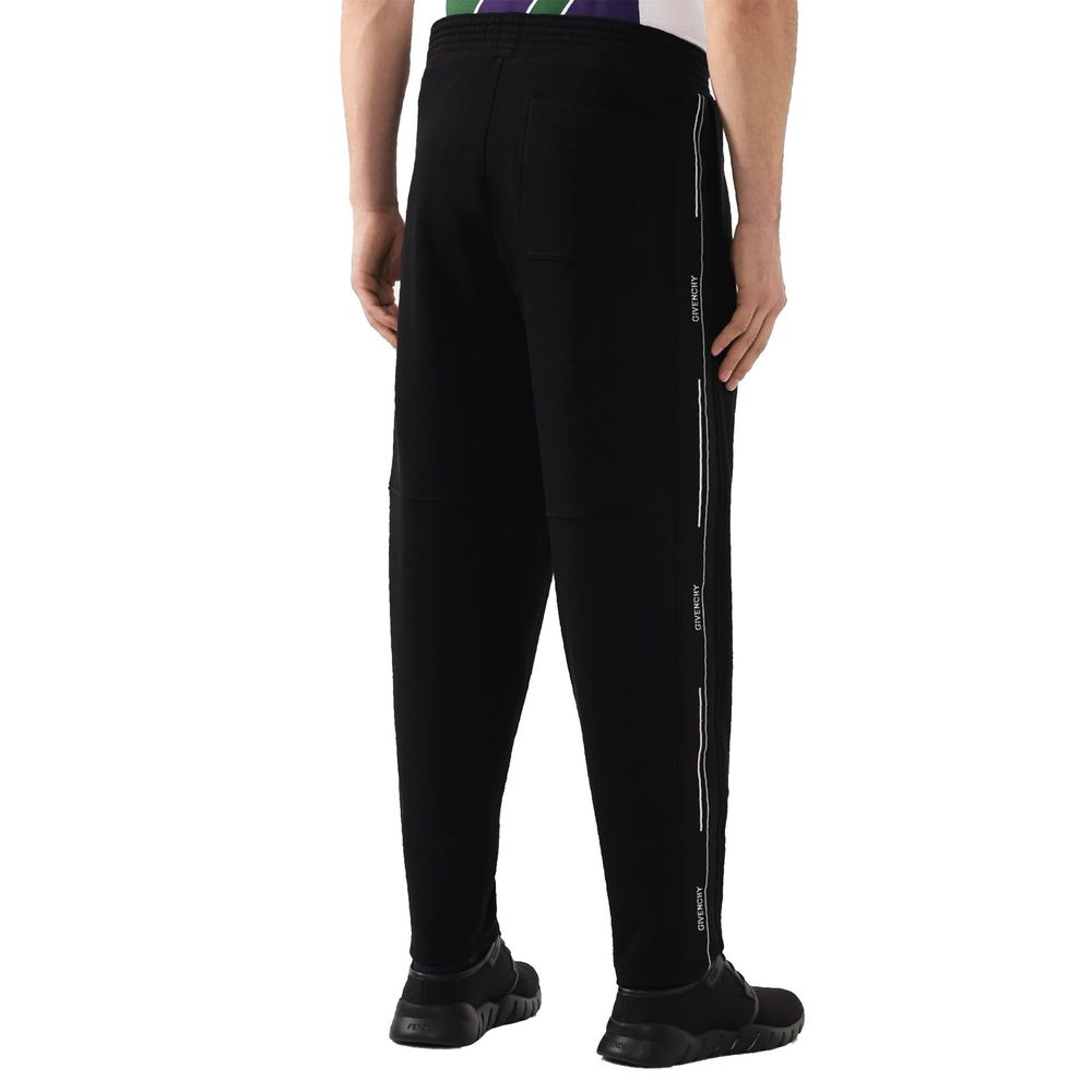Givenchy Black Cotton Joggers Workout Pants Givenchy