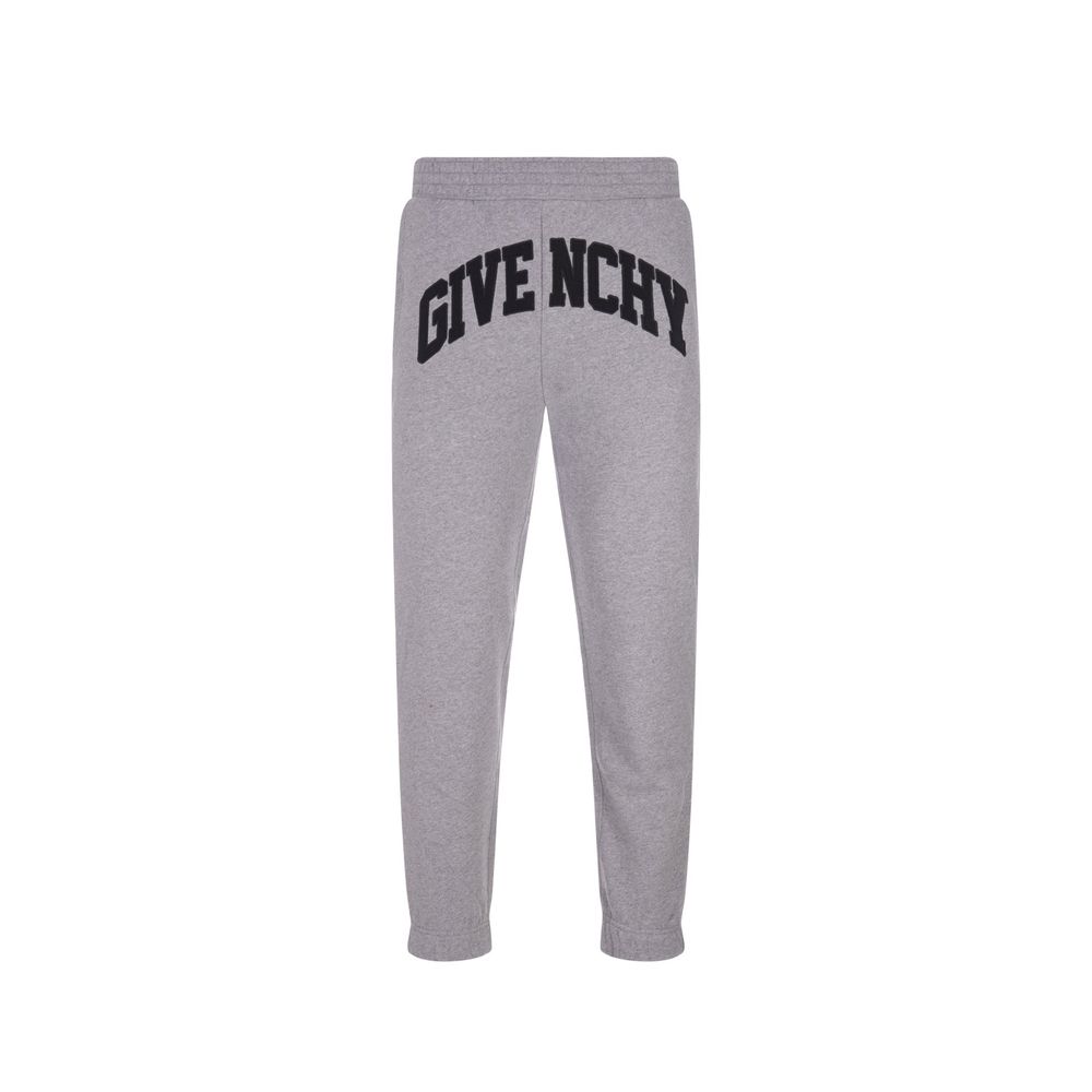 Givenchy Gray Cotton Joggers Workout Pants Givenchy
