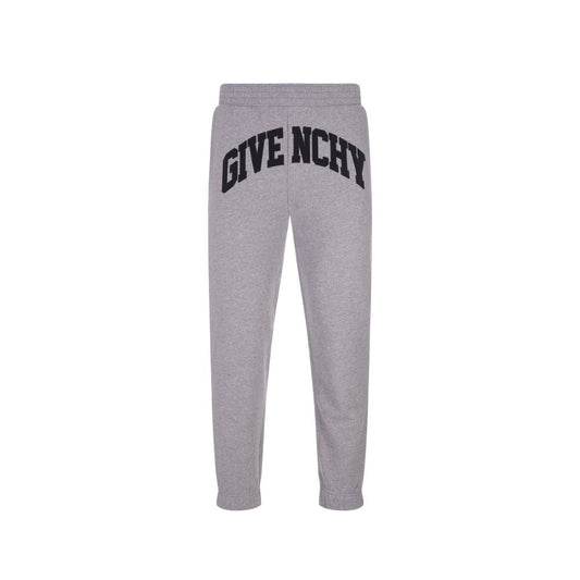 Givenchy Gray Cotton Joggers Workout Pants Givenchy