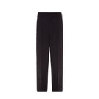 Dolce & Gabbana Black Cotton Casual Pants Dolce & Gabbana