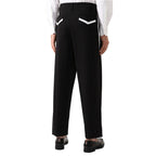 Dolce & Gabbana Black Cotton Casual Pants Dolce & Gabbana