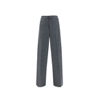 Jil Sander Gray Wool Casual Pants Jil Sander