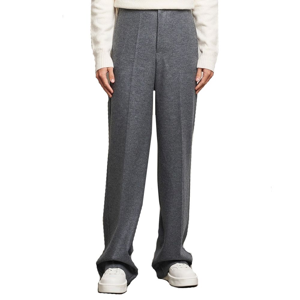 Jil Sander Gray Wool Casual Pants Jil Sander