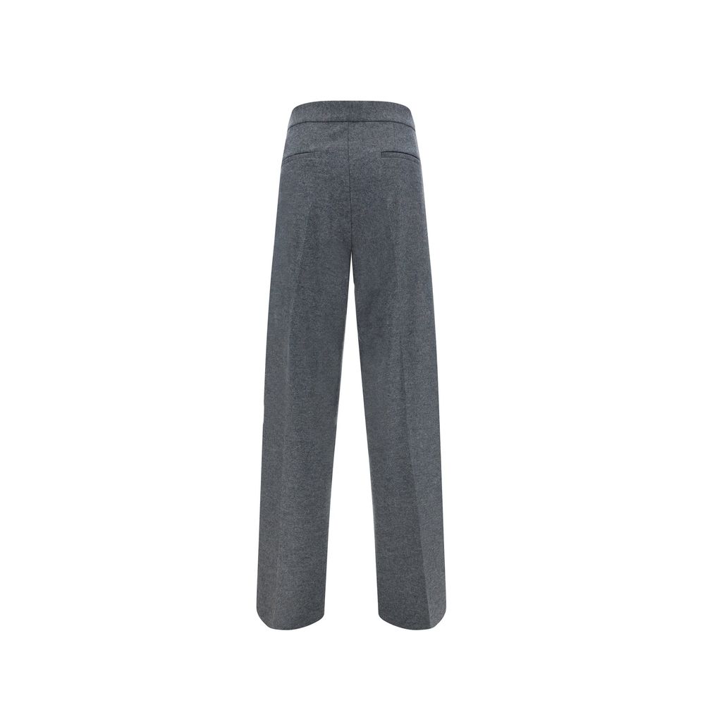 Jil Sander Gray Wool Casual Pants Jil Sander