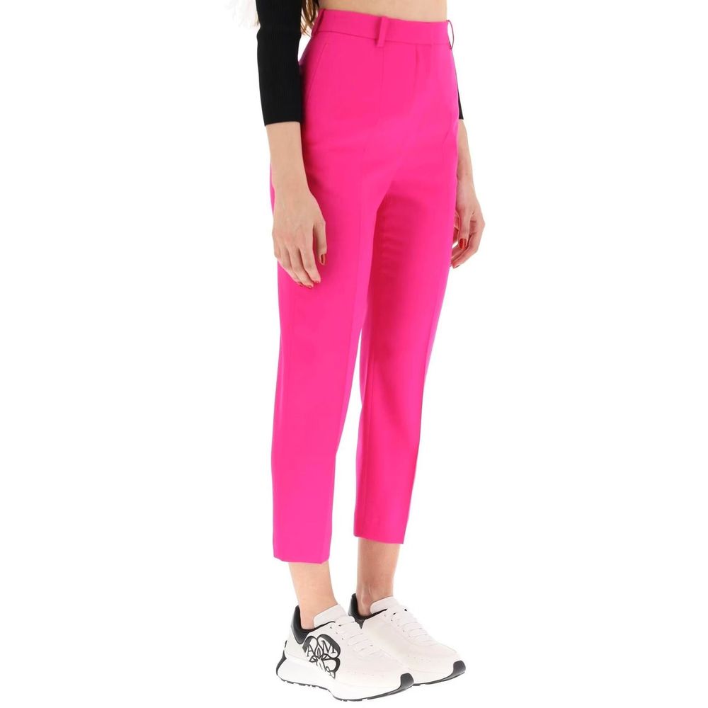 Alexander McQueen Multicolor Wool Cropped Pants Alexander McQueen