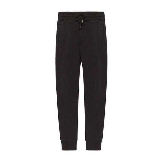 Versace Jeans Black Cotton Joggers Workout Pants Versace Jeans