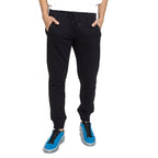 Versace Jeans Black Cotton Joggers Workout Pants Versace Jeans