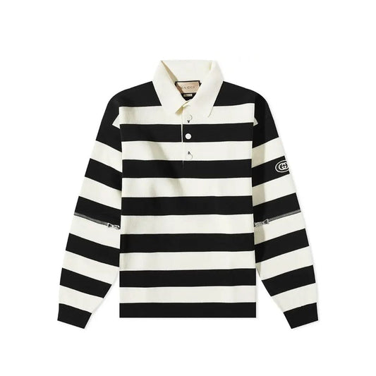 Gucci White Cotton Polo Shirt Gucci
