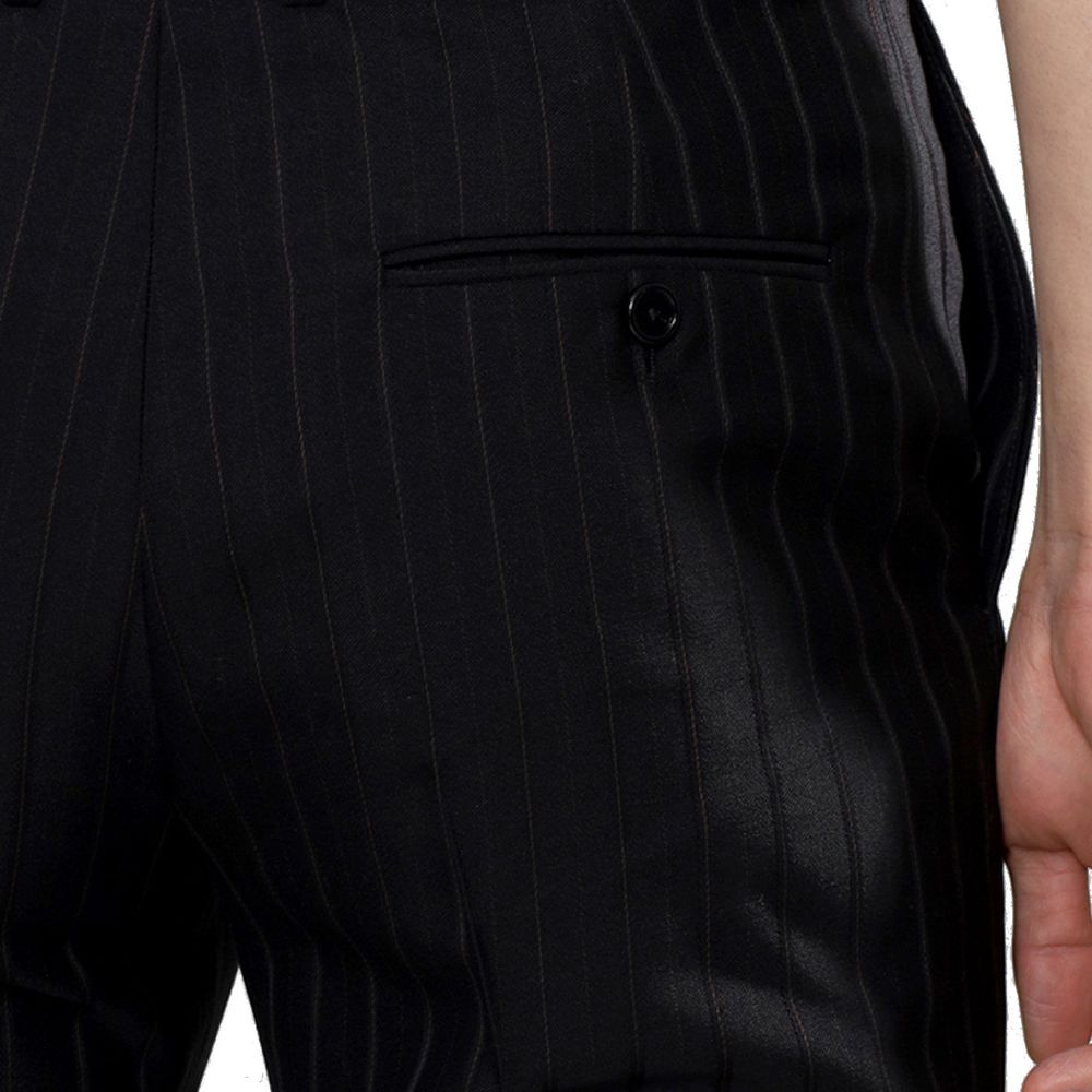 Celine Black Wool Flared Pants Celine