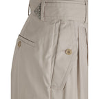 Prada Beige Cotton Cargo Pants Prada