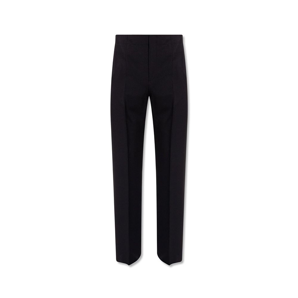Salvatore Ferragamo Blue Cotton Casual Pants Salvatore Ferragamo