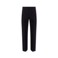 Salvatore Ferragamo Blue Cotton Casual Pants Salvatore Ferragamo