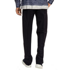 Salvatore Ferragamo Blue Cotton Casual Pants Salvatore Ferragamo