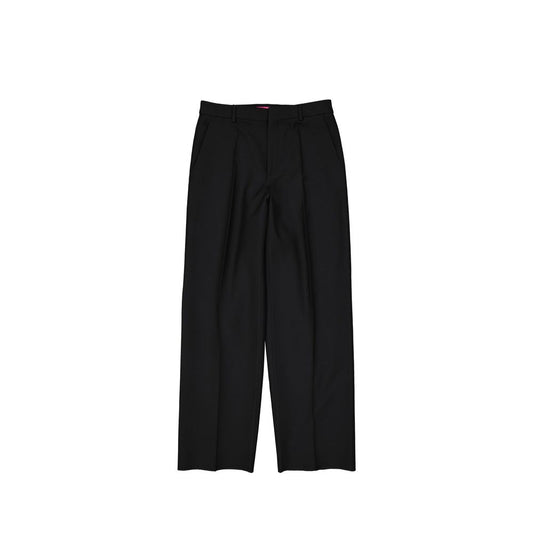 Valentino Garavani Black Silk Flared Pants Valentino Garavani