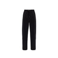 Versace Black Cotton Casual Pants Versace