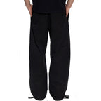 Versace Black Cotton Casual Pants Versace