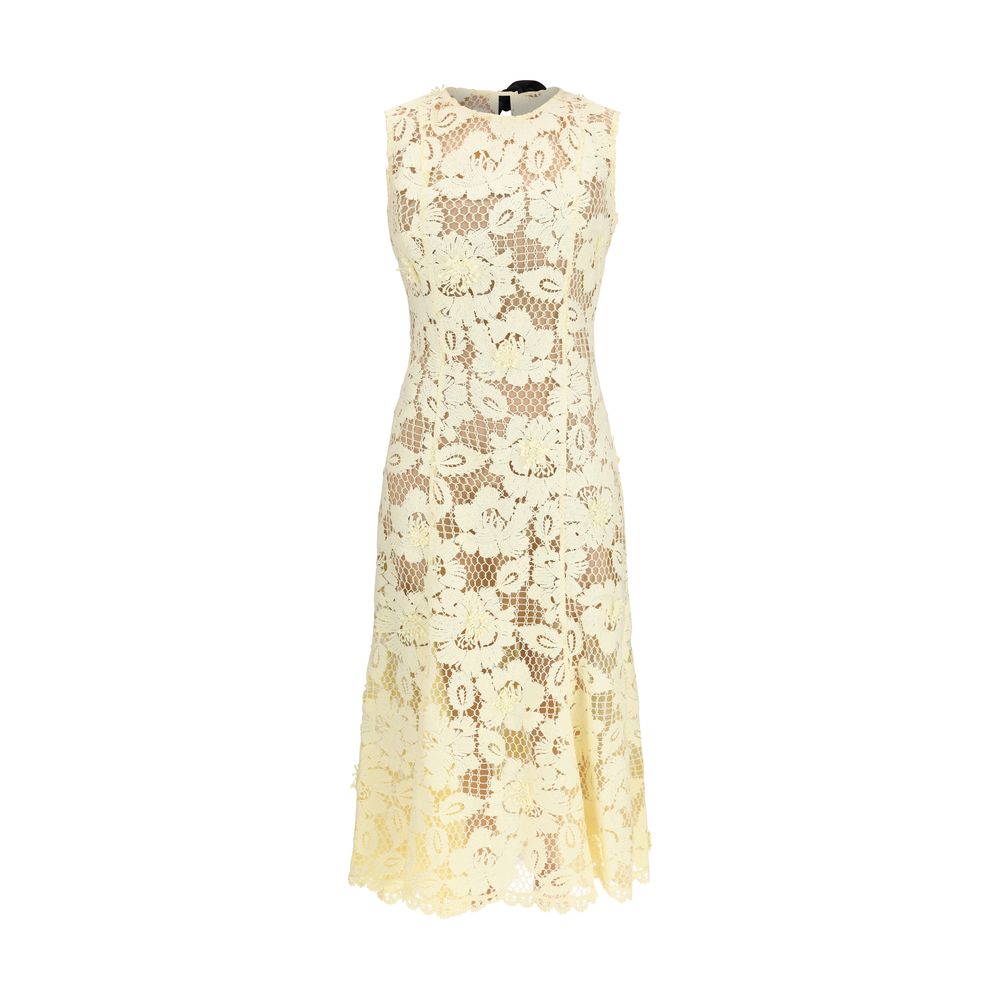 Self-Portrait multicolor polyester casual dress with a relaxed fit and vibrant pattern, perfect for everyday wear.