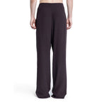 Saint Laurent Brown Silk Casual Pants