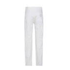 Dolce & Gabbana White Cotton Straight-Leg Jeans Dolce & Gabbana