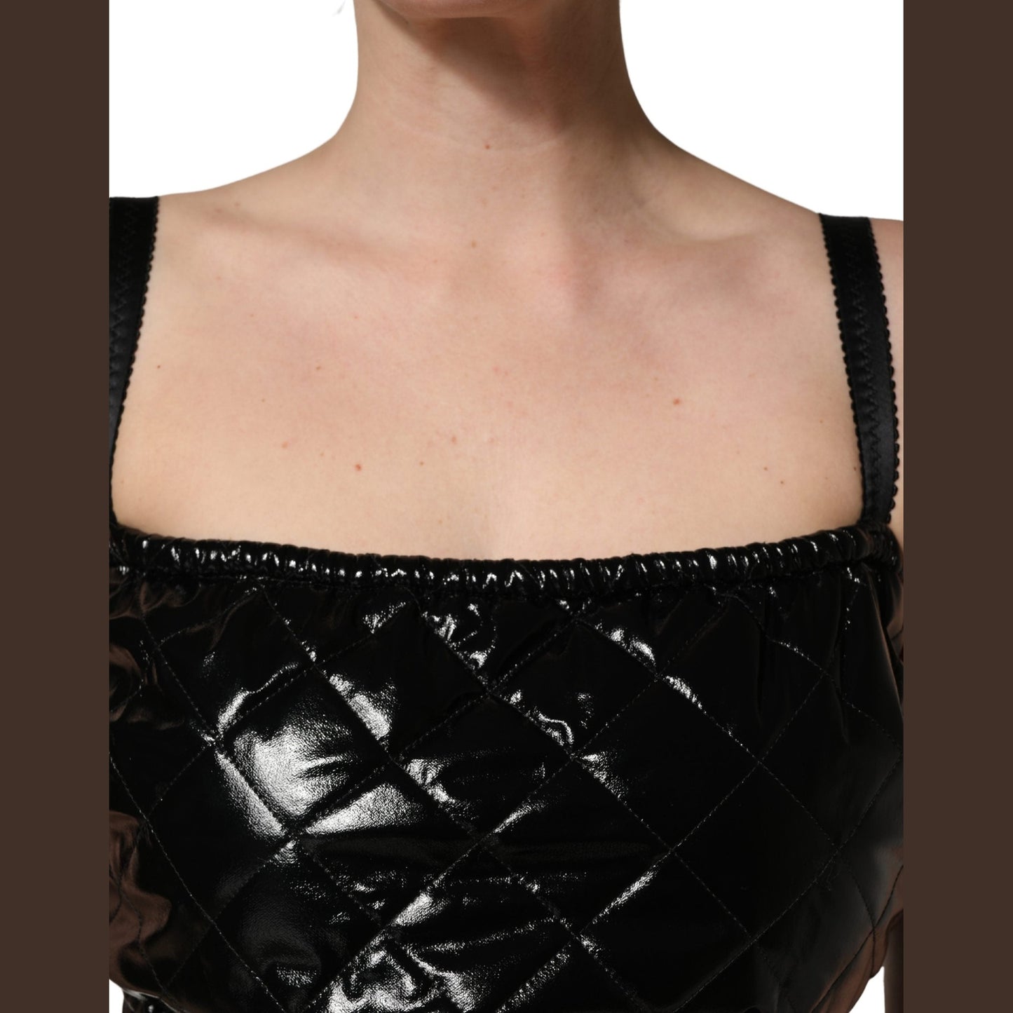Dolce & Gabbana Black Sleeveless Romper Jumpsuit Dress
