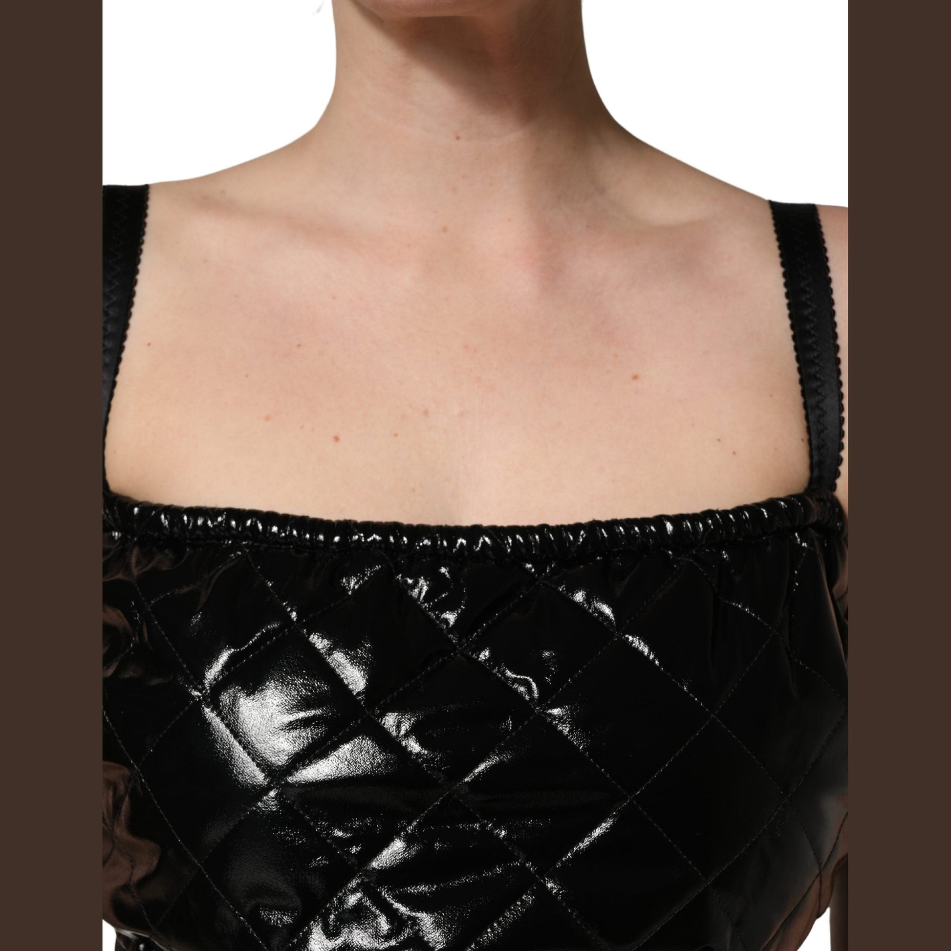 Dolce & Gabbana Black Sleeveless Romper Jumpsuit Dress