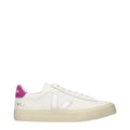 Veja White Leather Low Top Sneakers Veja