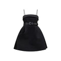 Ganni Black Polyester Casual Dress Ganni