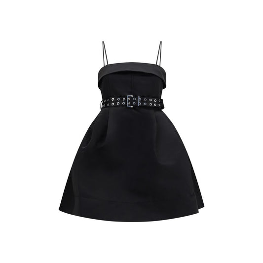 Ganni Black Polyester Casual Dress Ganni