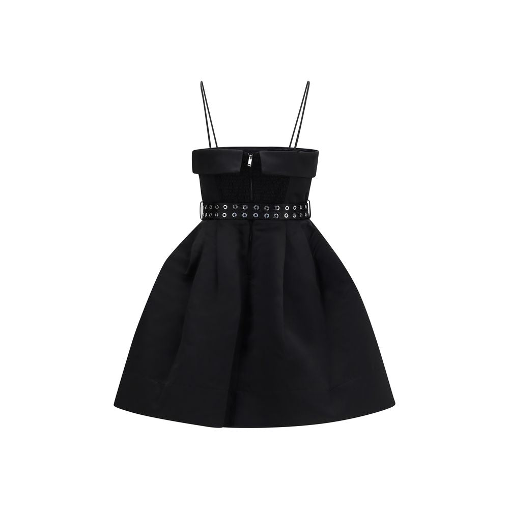 Ganni Black Polyester Casual Dress Ganni